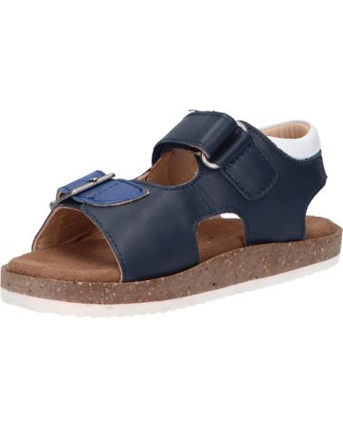 Sandali per Donna e Bambina e Bambino KICKERS 694917-30 FUNKYO 102 MARINE BLEU BLANC