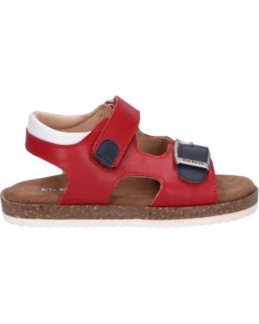 Sandali per Donna e Bambina e Bambino KICKERS 694917-30 FUNKYO 41 ROUGE MARINE BLANC