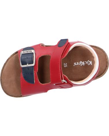 Sandali per Donna e Bambina e Bambino KICKERS 694917-30 FUNKYO 41 ROUGE MARINE BLANC