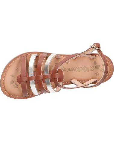 Sandalen für Damen und Mädchen KICKERS 695574-30 DIXON 116 CAMEL OR