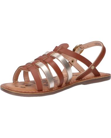 Sandalen für Damen und Mädchen KICKERS 695574-30 DIXON 116 CAMEL OR