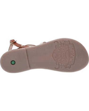 Sandalen für Damen und Mädchen KICKERS 695574-30 DIXON 116 CAMEL OR