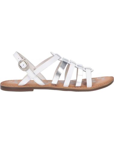 Sandalen für Damen und Mädchen KICKERS 695574-30 DIXON 31 BLANC ARGENT