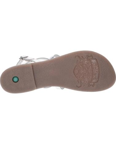 Sandales pour Femme et Fille KICKERS 695574-30 DIXON 31 BLANC ARGENT