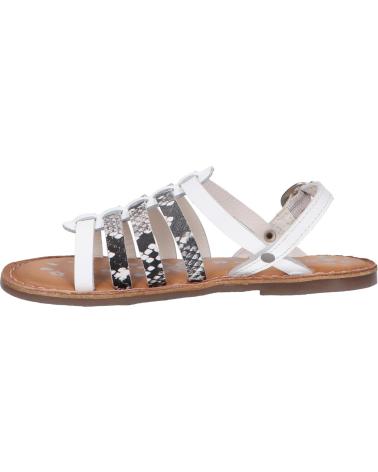 Sandali per Donna e Bambina KICKERS 695575-30 DIXON 33 BLANC NOIR REPTILE