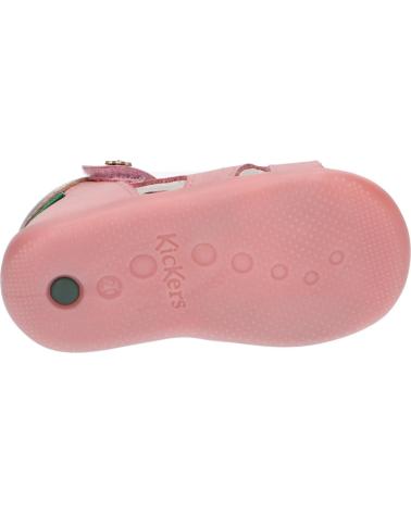 Sandales pour Fille KICKERS 696358-10 BINSIA-2 133 ROSE OR BLEU