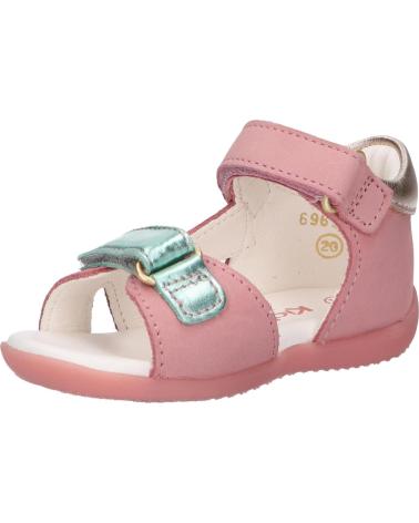 Sandales pour Fille KICKERS 696358-10 BINSIA-2 133 ROSE OR BLEU