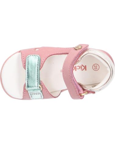 Sandales pour Fille KICKERS 696358-10 BINSIA-2 133 ROSE OR BLEU