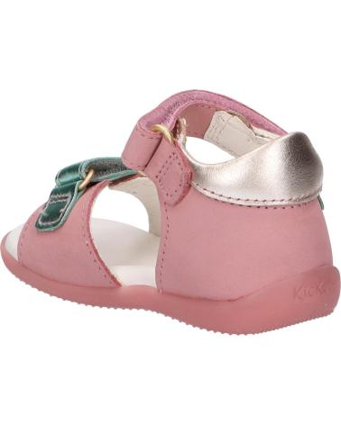 Sandales pour Fille KICKERS 696358-10 BINSIA-2 133 ROSE OR BLEU