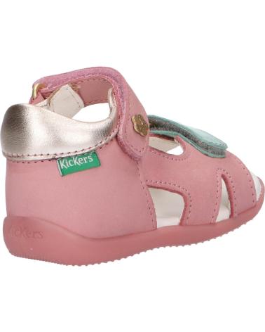 Sandales pour Fille KICKERS 696358-10 BINSIA-2 133 ROSE OR BLEU