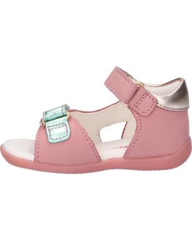 Sandales pour Fille KICKERS 696358-10 BINSIA-2 133 ROSE OR BLEU