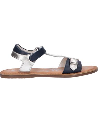 Sandalen für Mädchen KICKERS 784455-10 DIAZZ 16 ARGENT MARINE
