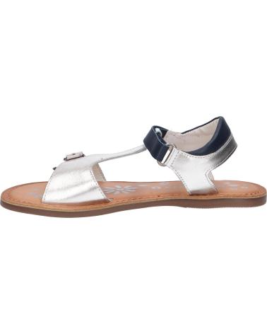 Sandalen für Mädchen KICKERS 784455-10 DIAZZ 16 ARGENT MARINE