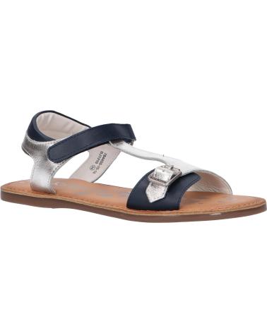 Sandalen für Mädchen KICKERS 784455-10 DIAZZ 16 ARGENT MARINE
