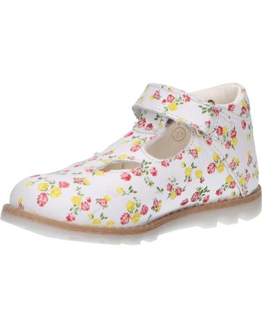 Zapatos de Niña KICKERS 785067-10 NONOCCHI 32 BLANC MULTICO FLEURI