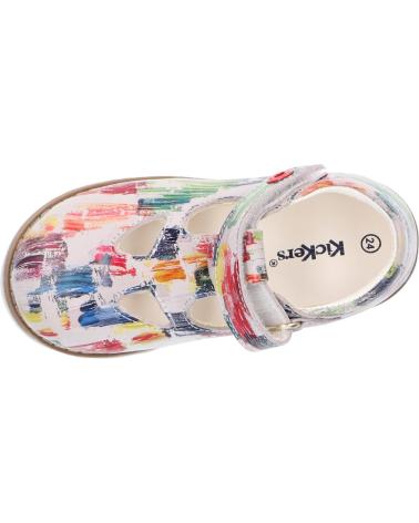 Zapatos de Niña KICKERS 785068-10 NONOCCHI 2 MULTICOLOR PAINTING