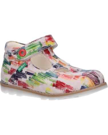 Zapatos de Niña KICKERS 785068-10 NONOCCHI 2 MULTICOLOR PAINTING