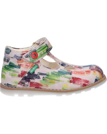 Zapatos de Niña KICKERS 785068-10 NONOCCHI 2 MULTICOLOR PAINTING