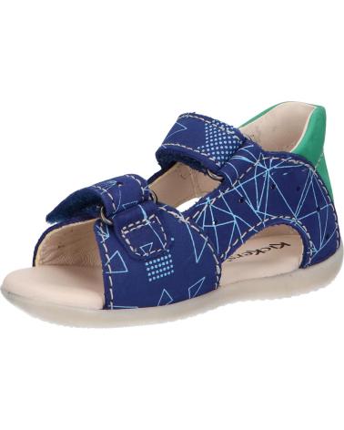 Sandali per Bambino KICKERS 785404-10 BOPING-2 51 BLEU VERT GALACTIC