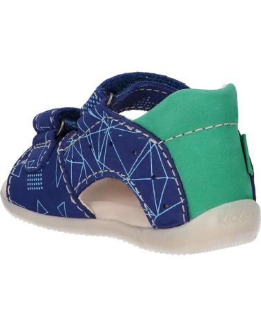 Sandali per Bambino KICKERS 785404-10 BOPING-2 51 BLEU VERT GALACTIC