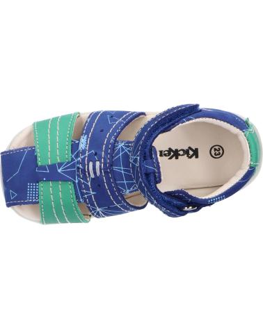 Sandali per Bambino KICKERS 786421-10 BIGBAZAR-2 51 BLEU VERT GALACTIC