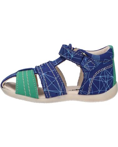 Sandali per Bambino KICKERS 786421-10 BIGBAZAR-2 51 BLEU VERT GALACTIC