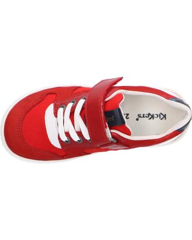 Scarpe sport per Bambina e Bambino KICKERS 858480-30 WINTUP 43 ROUGE BLANC MARINE