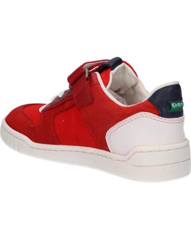 Scarpe sport per Bambina e Bambino KICKERS 858480-30 WINTUP 43 ROUGE BLANC MARINE