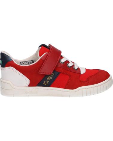 Scarpe sport per Bambina e Bambino KICKERS 858480-30 WINTUP 43 ROUGE BLANC MARINE