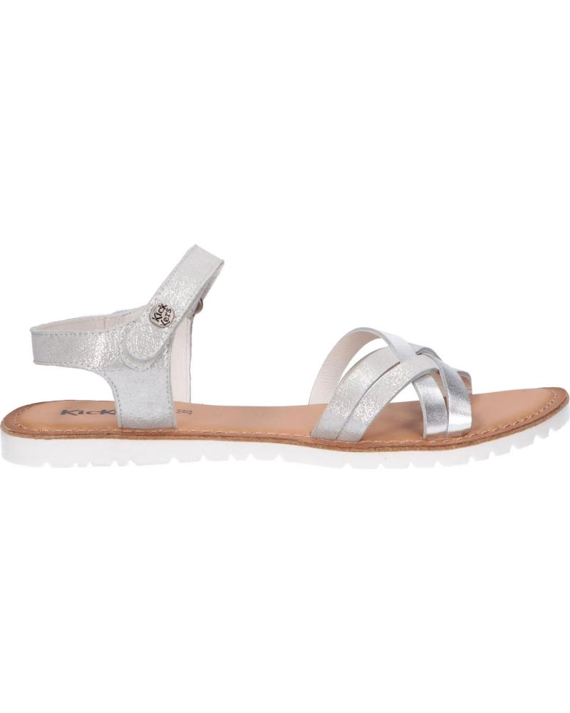 Sandalias de Mujer y Niña KICKERS 858650-30 BETTERNEW 16 ARGENT