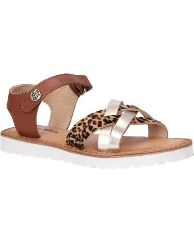 Sandalen für Damen und Mädchen KICKERS 858651-30 BETTERNEW 15 OR LEOPARD