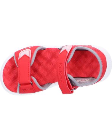 Sandali per Bambina e Bambino KICKERS 858670-30 JUMANGAP 4 ROUGE BLANC