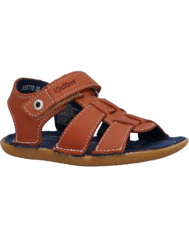 Sandali per Bambina e Bambino KICKERS 858770-30 PEPNUT 114 CAMEL