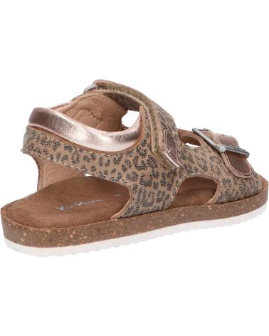 Sandalen für Damen und Mädchen KICKERS 861001-30 FUNKYO 113 BEIGE LEOPARD