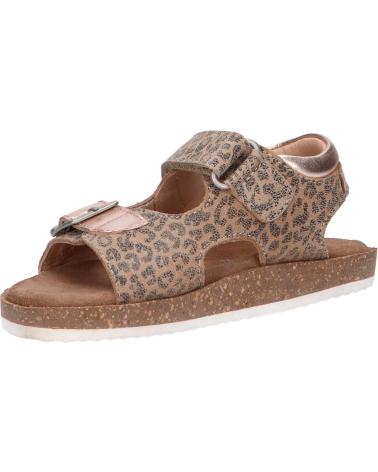 Sandalen für Damen und Mädchen KICKERS 861001-30 FUNKYO 113 BEIGE LEOPARD