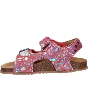 Sandales pour Femme et Fille KICKERS 869511-30 FUXIO 131 ROSE ARGENT IMPRIME