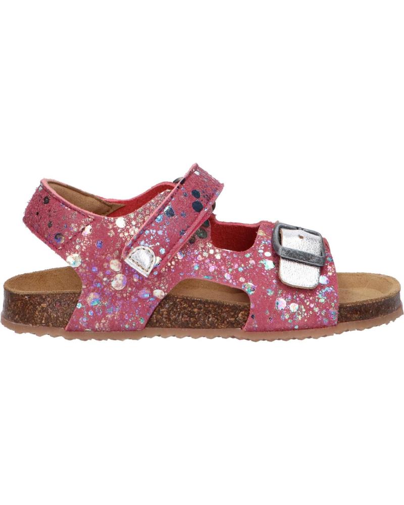 Sandales pour Femme et Fille KICKERS 869511-30 FUXIO 131 ROSE ARGENT IMPRIME