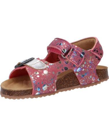 Sandales pour Femme et Fille KICKERS 869511-30 FUXIO 131 ROSE ARGENT IMPRIME