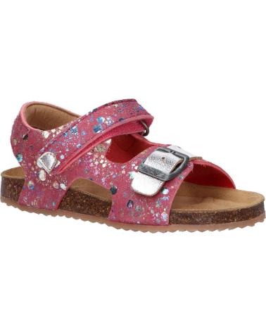 Sandales pour Femme et Fille KICKERS 869511-30 FUXIO 131 ROSE ARGENT IMPRIME