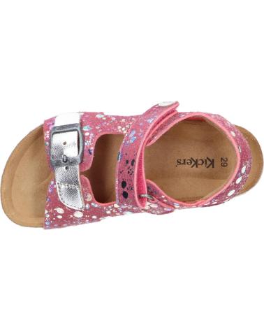 Sandales pour Femme et Fille KICKERS 869511-30 FUXIO 131 ROSE ARGENT IMPRIME