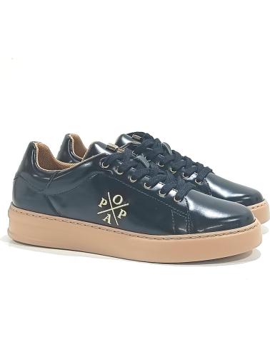 Zapatillas deporte de Mujer POPA ZAPATO CASUAL DE CORDONERAS DE MATERIAL SINTETICO NEGRO