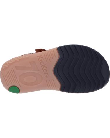 boy Sandals KICKERS 349498-30 PLATINO 114 CAMEL