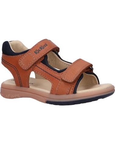 boy Sandals KICKERS 349498-30 PLATINO 114 CAMEL