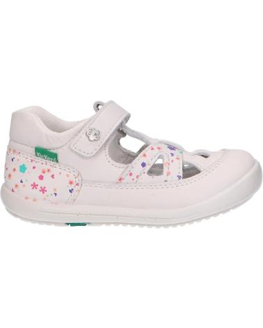 Zapatos de Niña KICKERS 692384-10 KIKI 32 BLANC BLOSSOM