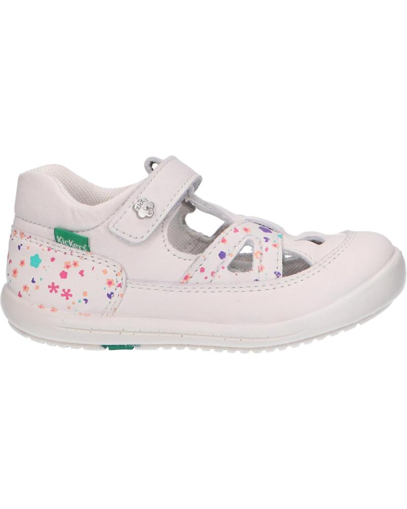 Zapatos de Niña KICKERS 692384-10 KIKI 32 BLANC BLOSSOM