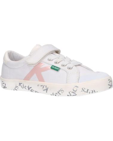 Scarpe sport per Bambina e Bambino KICKERS 694557-30 GODY 32 BLANC