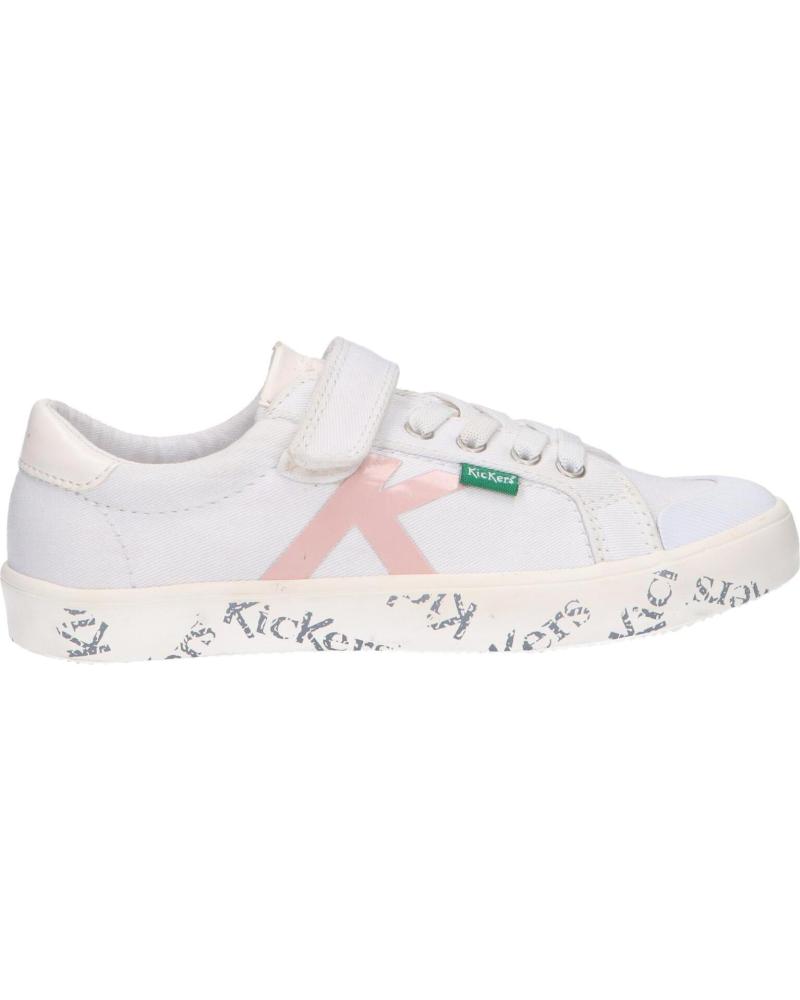 Scarpe sport per Bambina e Bambino KICKERS 694557-30 GODY 32 BLANC