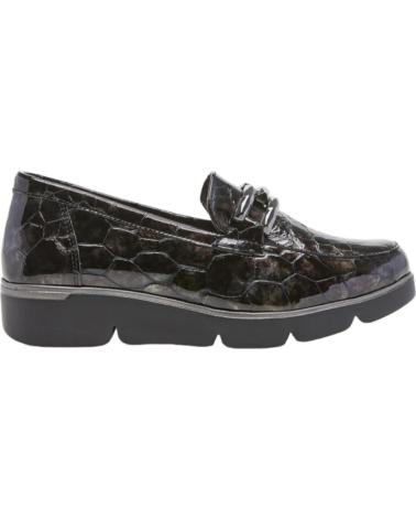 Mocasines de Mujer 24 HORAS 25826 ANIMAL PRINT GRIS OSCURO TAS-S MOGUER