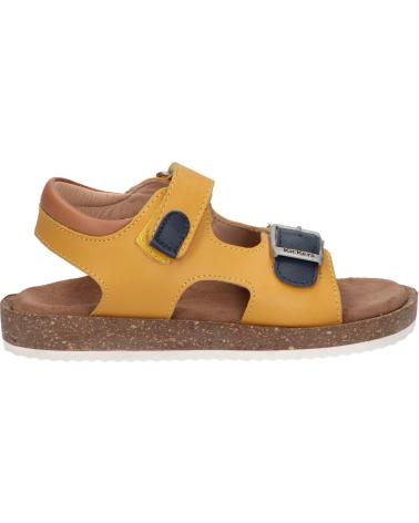Sandali per Donna e Bambina e Bambino KICKERS 694917-30 FUNKYO 71 JAUNE MARINE CAMEL