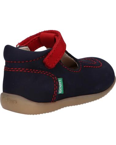 Scarpe per Bambino KICKERS 784300-10 BONBEKRO 103 MARINE ROUGE